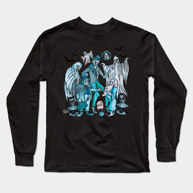 The Haunted Mansion Long Sleeve T-Shirt by The Art of Sammy Ruiz